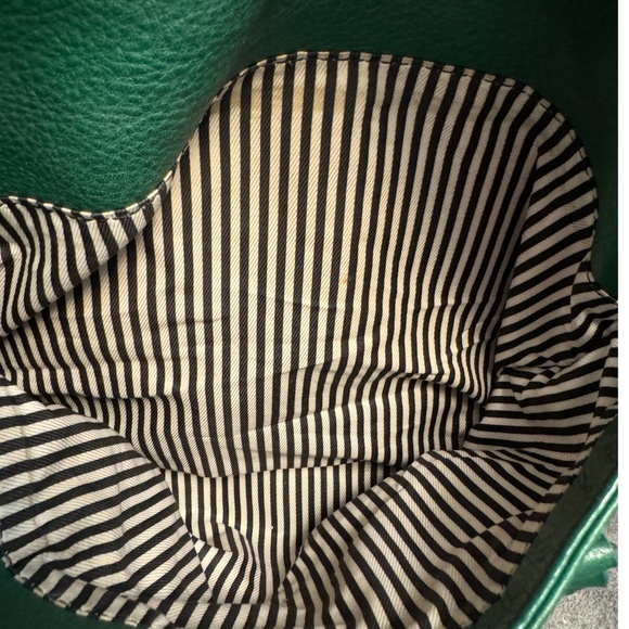 Kate Spade Little Minka Cobble Hill slouchy bag in vibrant emerald - Picture 7 of 9